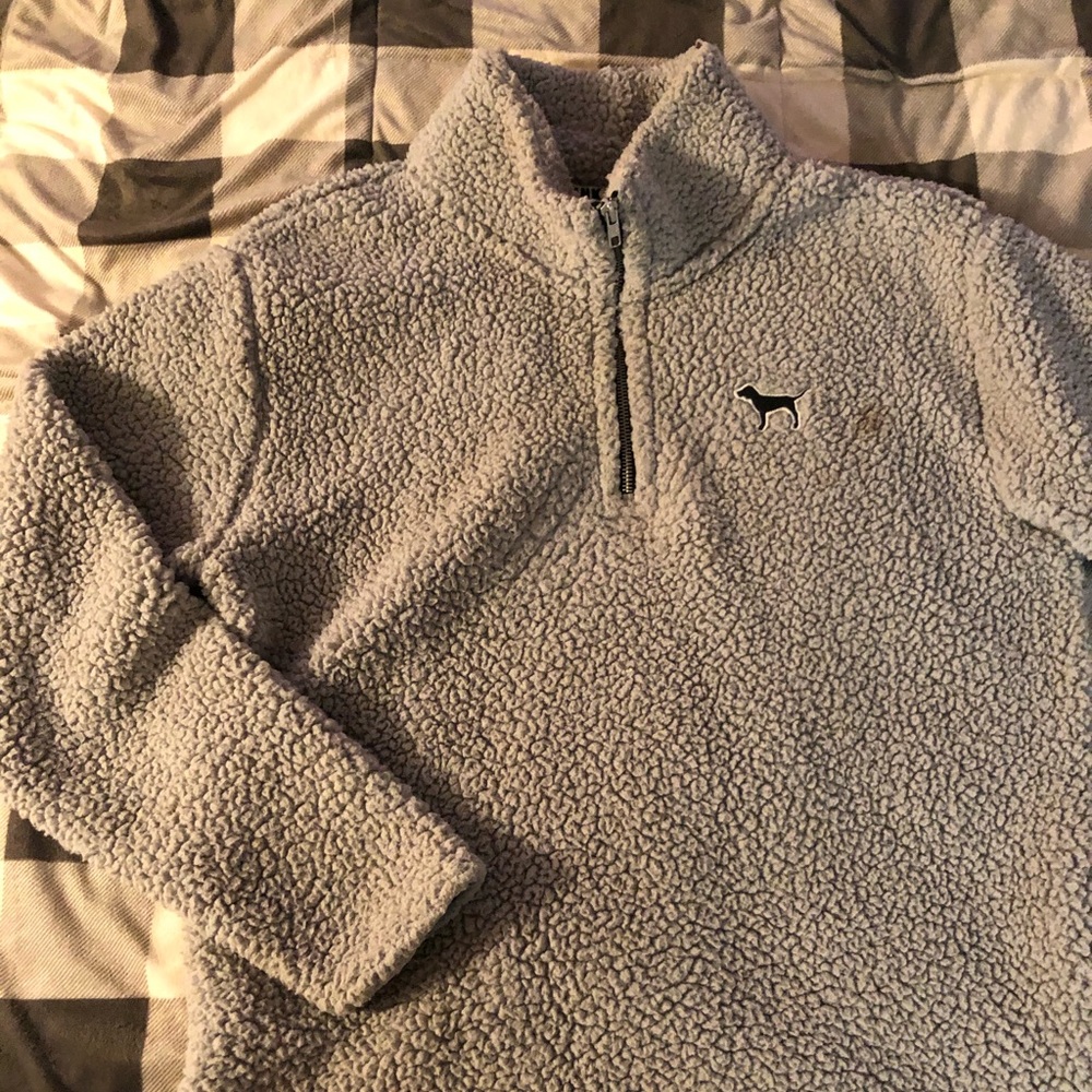 PINK VS pullover Sherpa